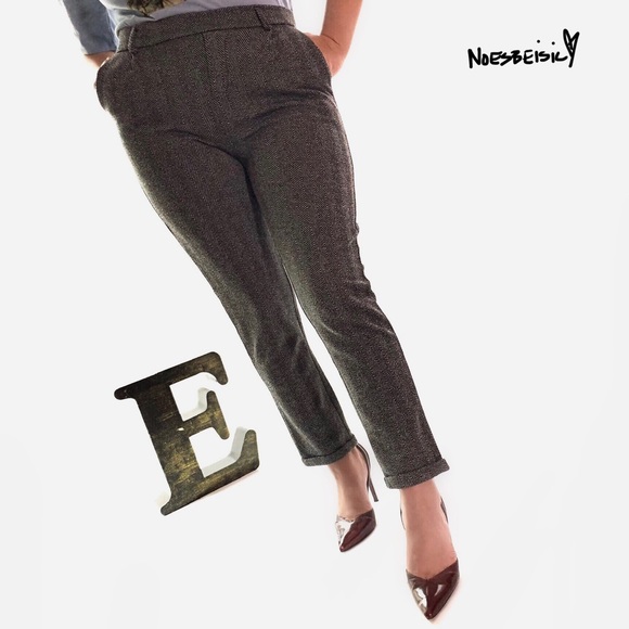 Ambiance Chevron Print Work Pants - Picture 2 of 6